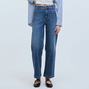 Madewell Perfect Vintage Wide-Leg Cropped Jean